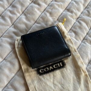 Coach Black Leather wallet early 2000’s